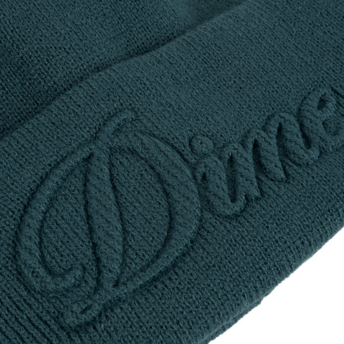 Dime Cursive Fold Beanie Bonnet - Teal - Streetart.fr